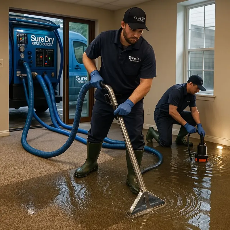 Water Extraction and Removal process in Cusseta, GA
